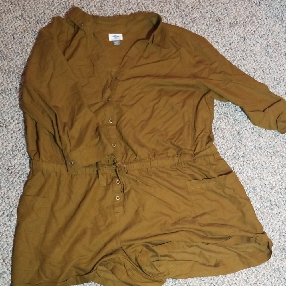 Deep Olive Old Navy Romper
